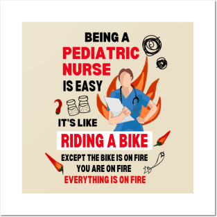 Nursing Funny Quote of A Pediatric Nurse Squad Posters and Art